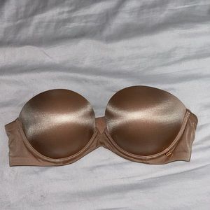 Victorias secret push-up strapless bra 34C